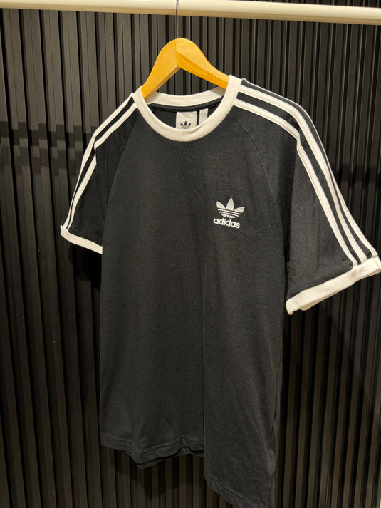 Camiseta Adidas Negro Blanco Originals Classics 3 Rayas