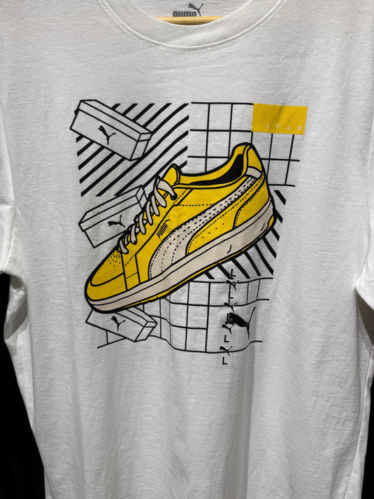 Camiseta Puma Graphics Sneaker White