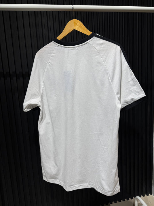 Camiseta Adidas Blanco Negro Originals Classics 3 Rayas