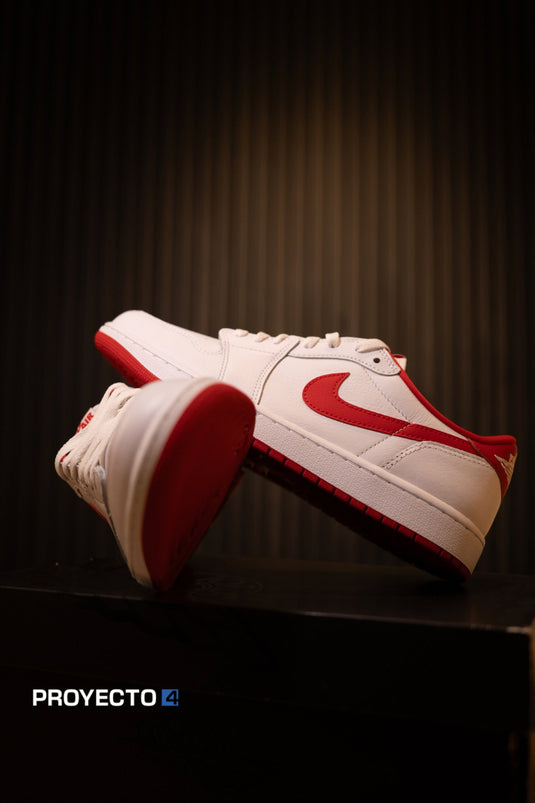 Jordan Retro 1 Low OG White/Red