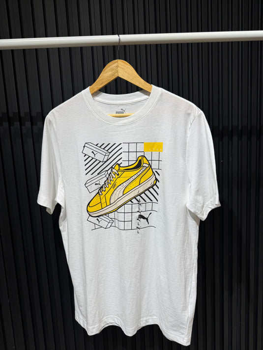Camiseta Puma Graphics Sneaker White