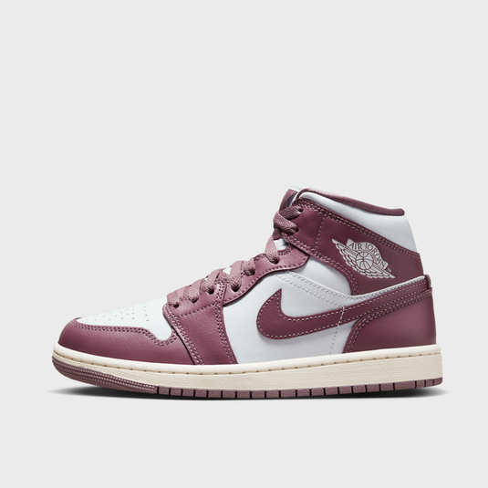 Jordan 1 Mid Women Pure Platinum